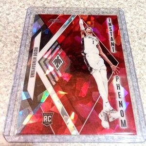 2023 24 Panini Phoenix instant phenom red cracked ice rc.